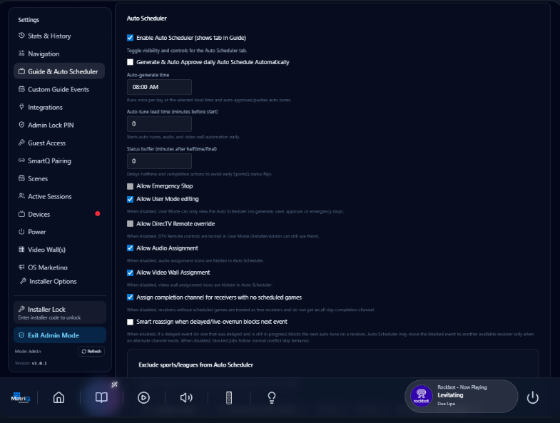 Auto Scheduler view 8